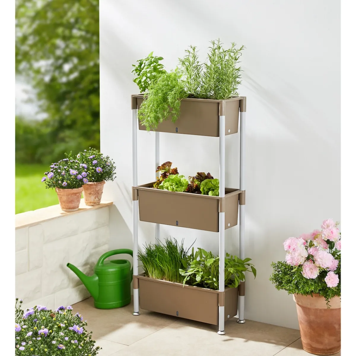 Die moderne Hausfrau Hochbeet „3 Etagen“