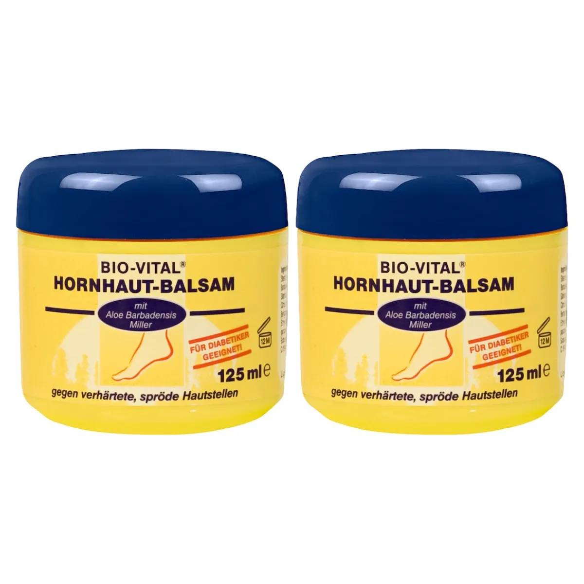 Die moderne Hausfrau Hornhautbalsam "Aloe-Vera" 2x 125 ml