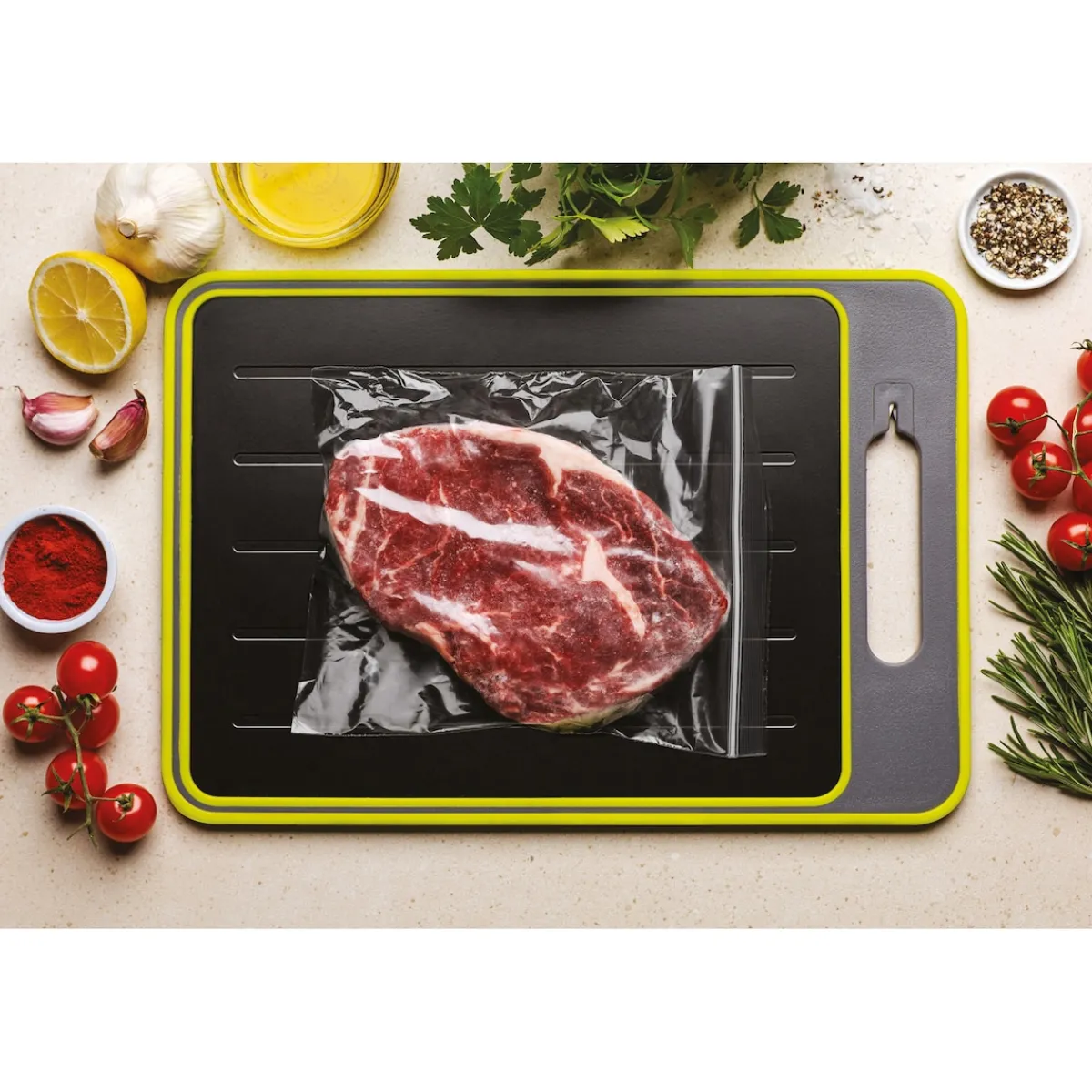 Die moderne Hausfrau 4-in-1 Auftau-Schneidbrett Livington FrostAway