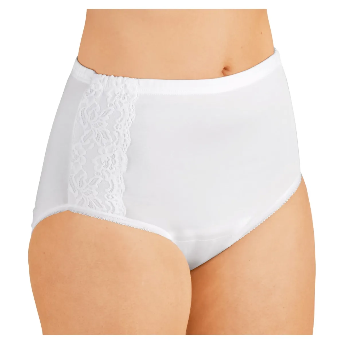 Die moderne Hausfrau Inkontinenz-Damenslip mit Spitze