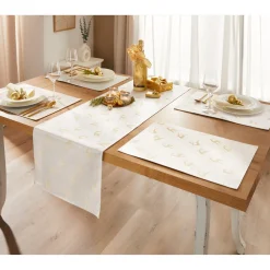 Die moderne Hausfrau Jacquard-Platzset „Rentierzauber“, 2 Stück