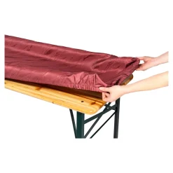 Die moderne Hausfrau Jacquard-Spanntischdecke beere