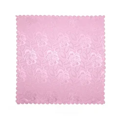 Die moderne Hausfrau Jacquard-Tischdecke "Jasmin" altrosa