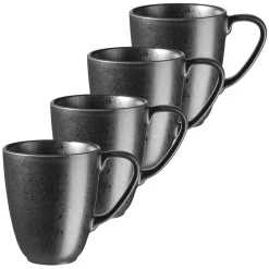 Die moderne Hausfrau Kaffeebecher-Set, Steinzeug Essential
