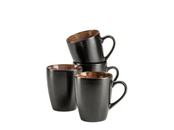 Die moderne Hausfrau Kaffeebecher-Set, Steinzeug Teona 4 x Kaffeebecher