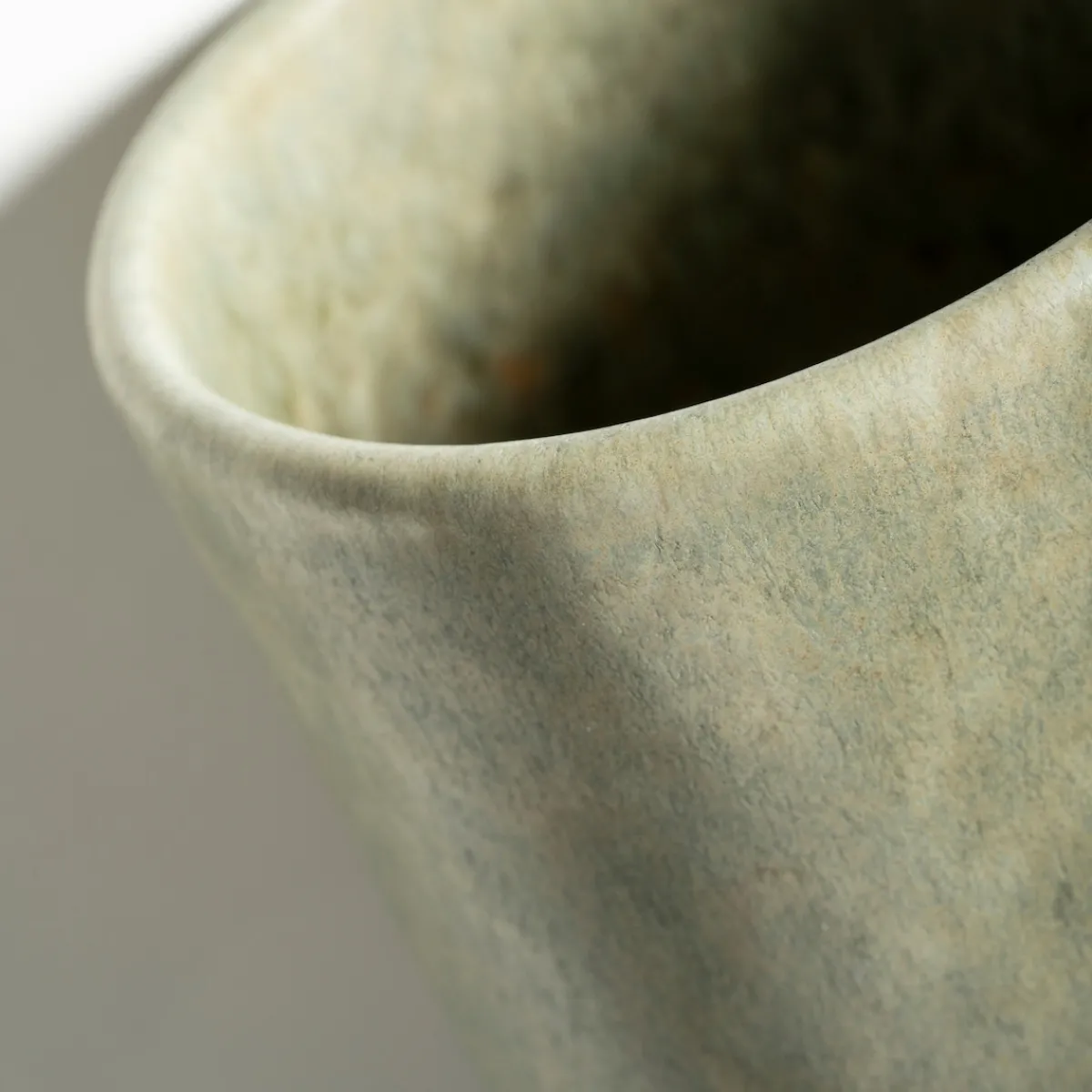 Die moderne Hausfrau Kaffeebecher-Set, Steinzeug Moos'N'Stein Grün