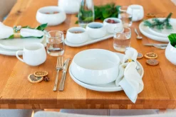 Die moderne Hausfrau Kaffeetassen Set, Porzellan Taya