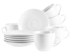 Die moderne Hausfrau Kaffeetassen Set, Porzellan Barca