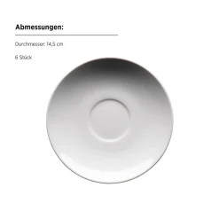 Die moderne Hausfrau Kaffeetassen Set, Porzellan Barca