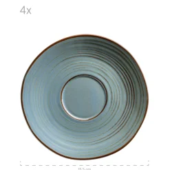 Die moderne Hausfrau Kaffeetassenset, Keramik Nottingham Beige