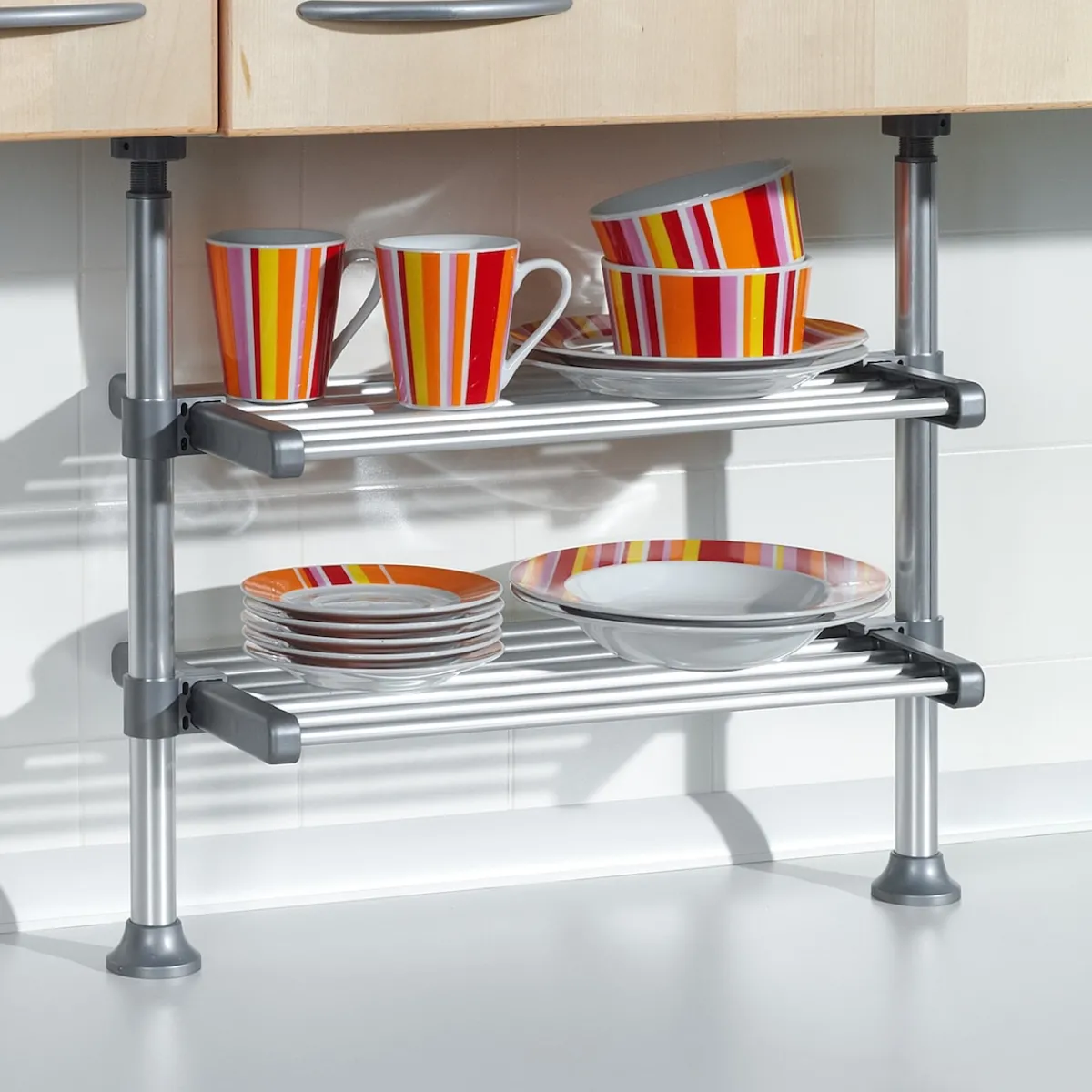 Die moderne Hausfrau Küchen-Klemmregal