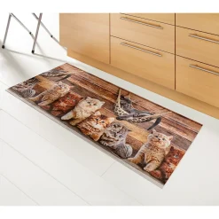 Die moderne Hausfrau Küchenläufer "Katzen" 200x52 cm