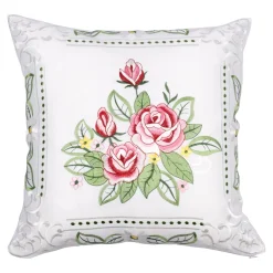 Die moderne Hausfrau Kissenhülle „Rose“, 40x40 cm