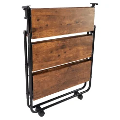 Die moderne Hausfrau Klappbarer Servierwagen "Holzoptik"