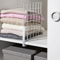 Die moderne Hausfrau Kleiderschrank-Organizer, Regaltrenner, 2 Stück