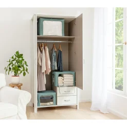 Die moderne Hausfrau Kleidertasche mit Sichtfenster, 2 Stück L