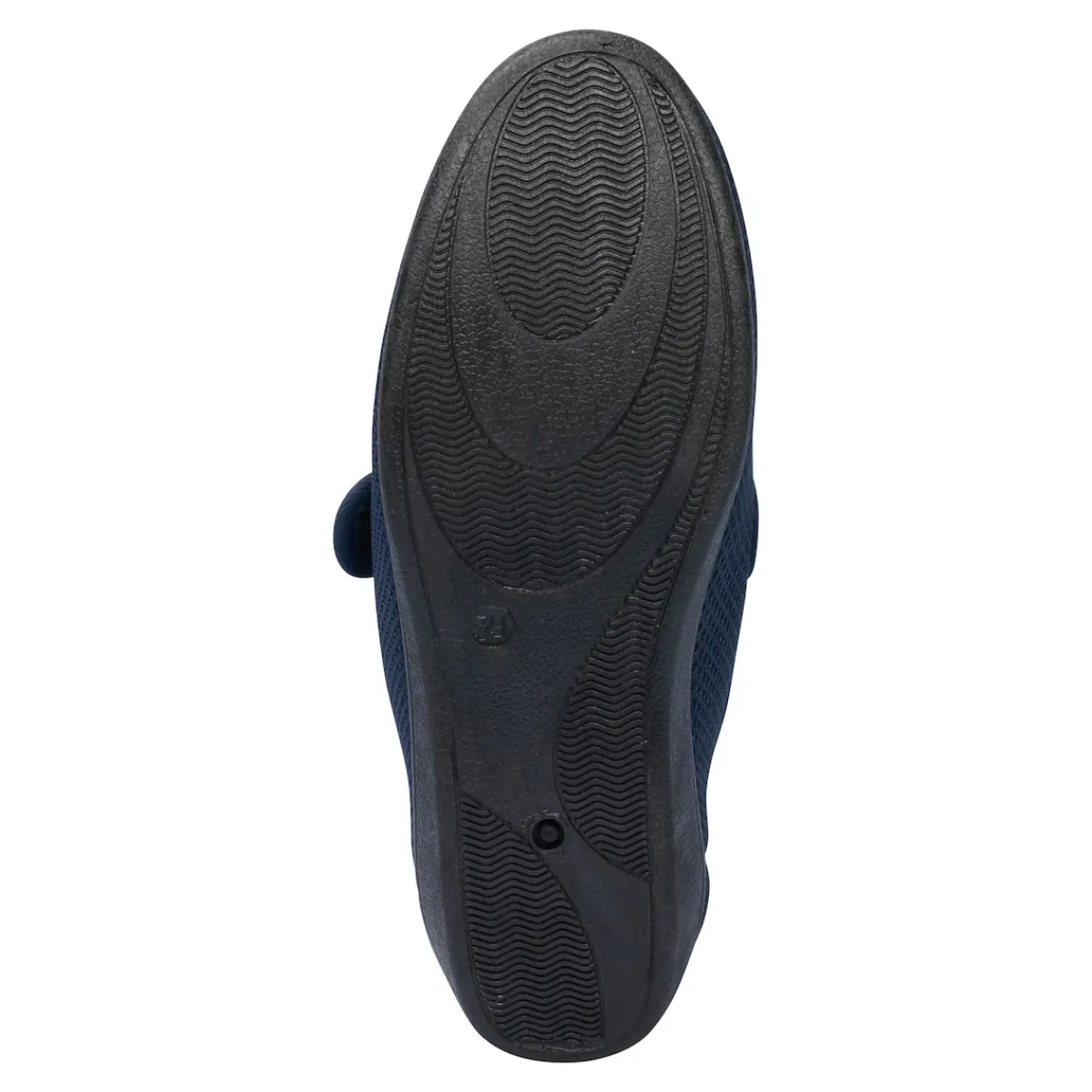 Damen Die moderne Hausfrau Klett-Hausschuh „Unisex“ mit Wolle