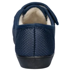 Damen Die moderne Hausfrau Klett-Hausschuh „Unisex“ mit Wolle