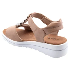 Damen Die moderne Hausfrau Klett-Sandale 