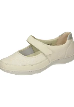 Damen Die moderne Hausfrau Klettschuhe beige
