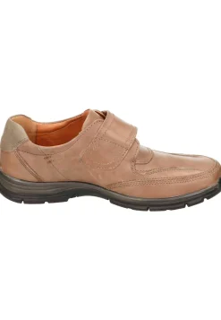 Herren Die moderne Hausfrau Klettschuhe braun