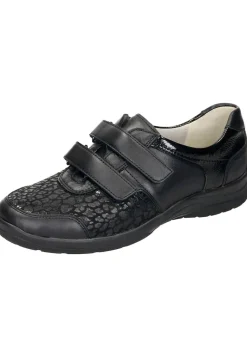 Damen Die moderne Hausfrau Klettschuhe schwarz
