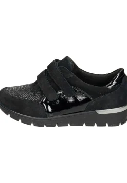 Damen Die moderne Hausfrau Klettschuhe schwarz