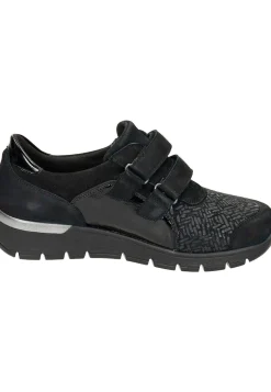 Damen Die moderne Hausfrau Klettschuhe schwarz