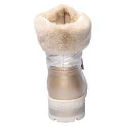 Damen Die moderne Hausfrau Klettstiefel „Leonita“ gold