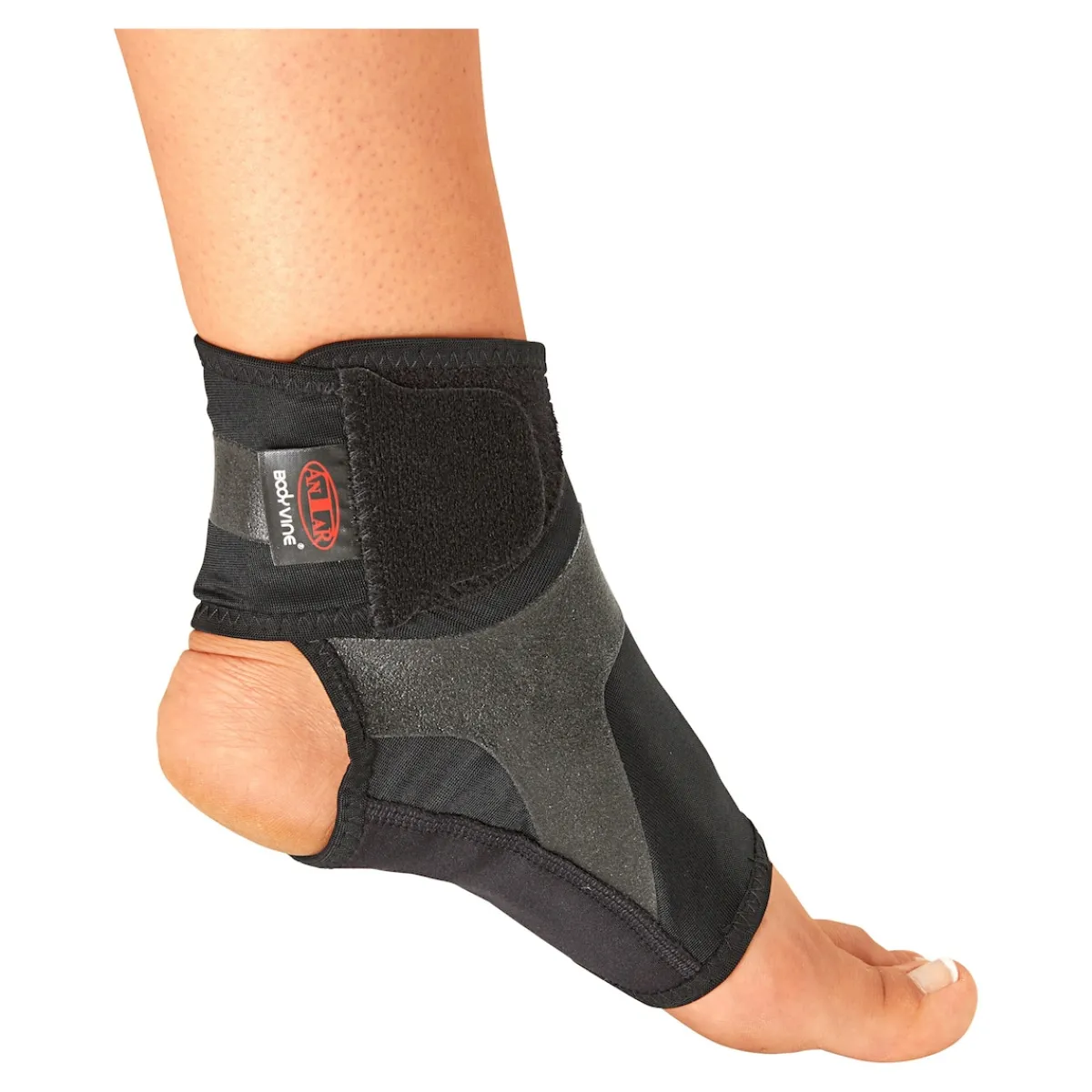 Die moderne Hausfrau Knöchelbandage mit Tapeverstärkung links