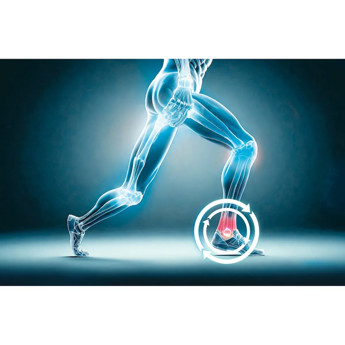 Die moderne Hausfrau Knöchelbandage TRIGGin mit Kupfer- & Carbonfasern