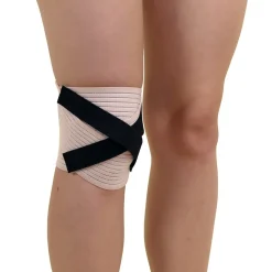 Die moderne Hausfrau Knie Bandage Extra stark 2 St. beige Beige