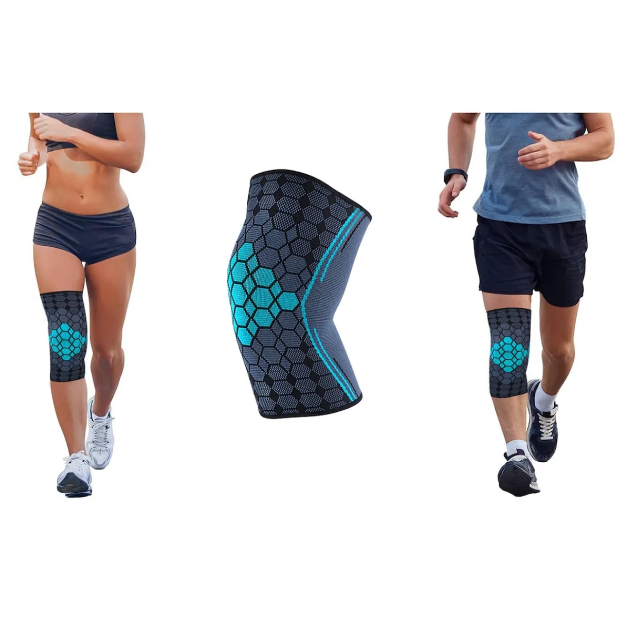 Die moderne Hausfrau Kniemanschette mit Kupferausrüstung