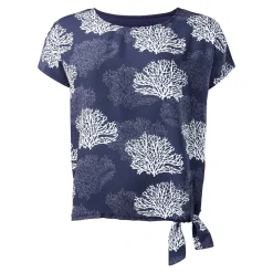 Damen Die moderne Hausfrau Knoten-T-Shirt Karin