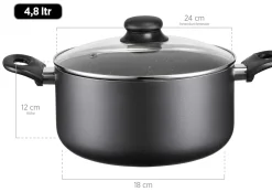 Die moderne Hausfrau Kochtopf-Set, Aluminium Izar