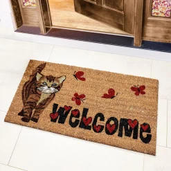 Die moderne Hausfrau Kokos-Fußmatte "Welcome"