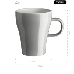 Die moderne Hausfrau Kombiservice, Keramik Isora Grau