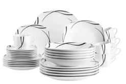 Die moderne Hausfrau Kombiservice, Porzellan DECORA