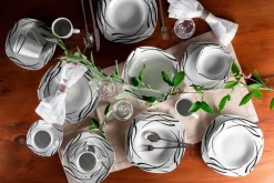 Die moderne Hausfrau Kombiservice, Porzellan DECORA