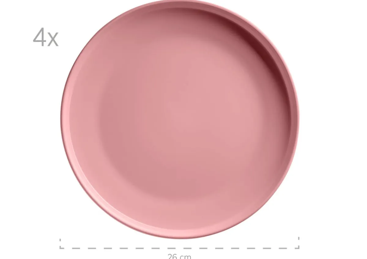 Die moderne Hausfrau Kombiservice, Steinzeug ALENIA Rosa