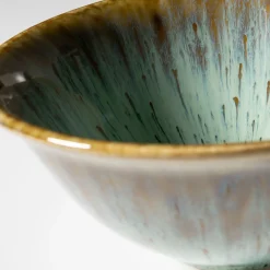 Die moderne Hausfrau Kombiservice, Steinzeug Flussufer blau, grün, braun