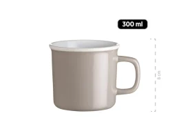 Die moderne Hausfrau Kombiservice, Steinzeug Maila Rosa / Grau / Blau / Grün