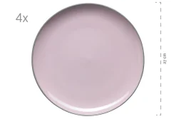 Die moderne Hausfrau Kombiservice, Steinzeug Maila Rosa / Grau / Blau / Grün