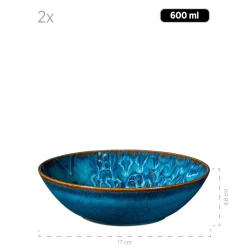 Die moderne Hausfrau Kombiservice, Steinzeug Trad. Tiles Blau