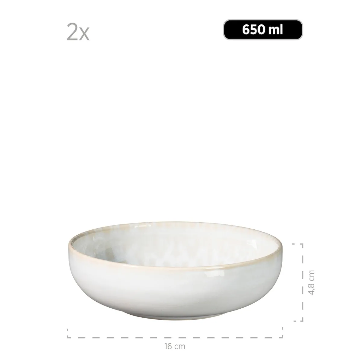 Die moderne Hausfrau Kombiservice, Steinzeug Trad. Tiles Weiß