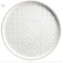 Die moderne Hausfrau Kombiservice, Steinzeug Trad. Tiles Weiß