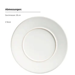 Die moderne Hausfrau Kombiservice, Steinzeug Unico Weiß