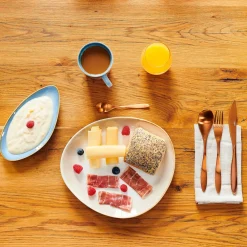 Die moderne Hausfrau Kombiservice, Steinzeut LA SINFONIA Beige