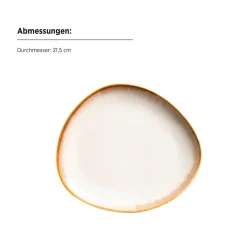 Die moderne Hausfrau Kombiservice, Steinzeut LA SINFONIA Beige