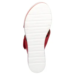 Damen Die moderne Hausfrau Komfort-Fashionsandale ­„Franka“ rot